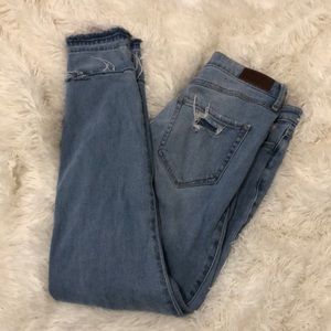 hollister vintage distressed jeans